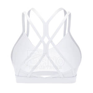 Sujetador de gimnasio personalizado para mujer en la mejor calidad de material, sujetador de Yoga de fitness transpirable de talla grande con logotipo de MOQ bajo incluido - Product Image 2