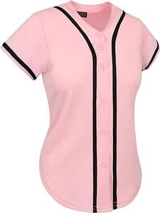 Maillot de baseball ajusté à manches courtes pour femmes MICR@TECH SPORTS, uniforme d'équipe de softball, couleur et emballage personnalisés - Product Image 3