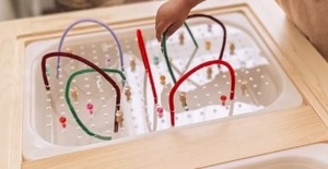 Table de <span class=keywords><strong>bureau</strong></span> multi-sensorielle pour enfants étude activité de jeu sable et nappe phréatique pour enfants - Product Image 6