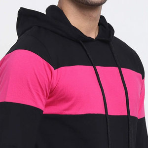 Sudaderas con capucha de punto informales para hombre de invierno de tendencia, de secado rápido tela transpirable, diseño de bolsillo de Color personalizado sólido alto - Product Image 5