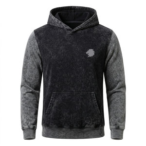 Service OEM, best-seller, fabriqué au Pakistan, sweat-shirts à capuche en coton mélangé de qualité supérieure, faible MOQ, effet délavé pour hommes - Product Image 1