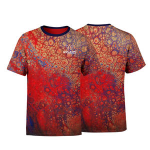 Evertop เสื้อยืดโพลีเอสเตอร์ขนาดใหญ่พิมพ์ลาย3D ออกแบบได้เองสำหรับฤดูร้อนผลิตจากผู้ผลิต OEM โพลีเอสเตอร์100% - Product Image 4