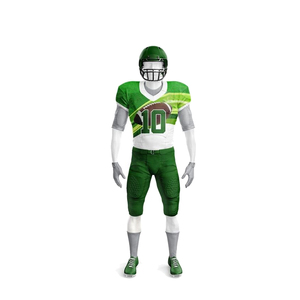 Uniforme de fútbol americano reversible superventas, diseño personalizado, manga corta, precio fabricado en Pakistán - Product Image 2