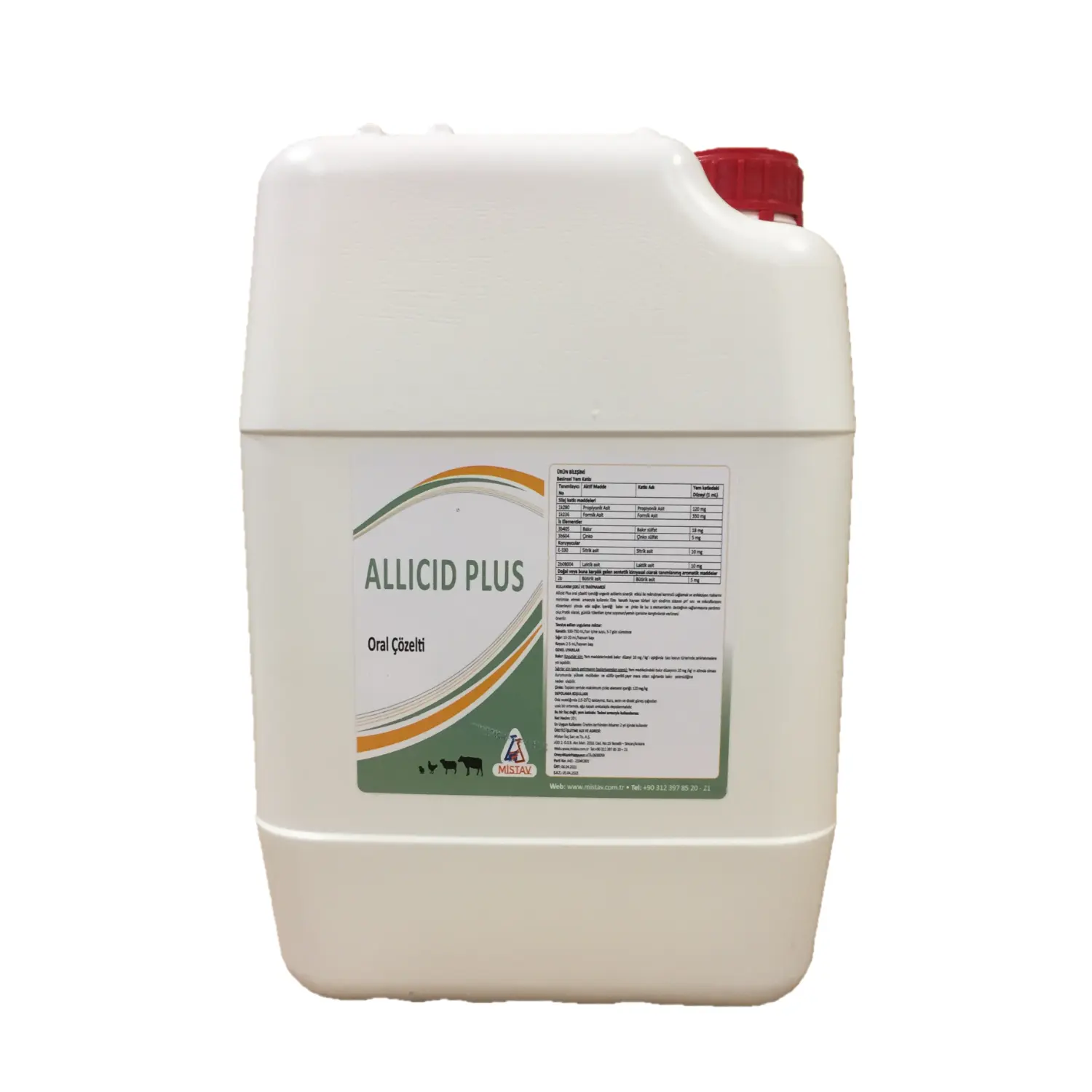 OEM Wholesale ALLICID PLUS 5L Oral Solution Private Label Feed Additive with Formic Acid for Poultry Swine Animal Feed Grade