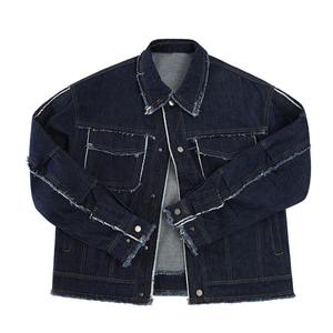Chaquetas Vaqueras Personalizadas para Hombre, Chaqueta Vaquera Negra de Alta Calidad, Chaqueta Vaquera Cruda - Product Image 1
