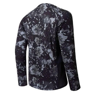 Vente en gros de chemises de pêche avec protection solaire avec impression de logo personnalisé chemises de pêche à manches longues - Product Image 5