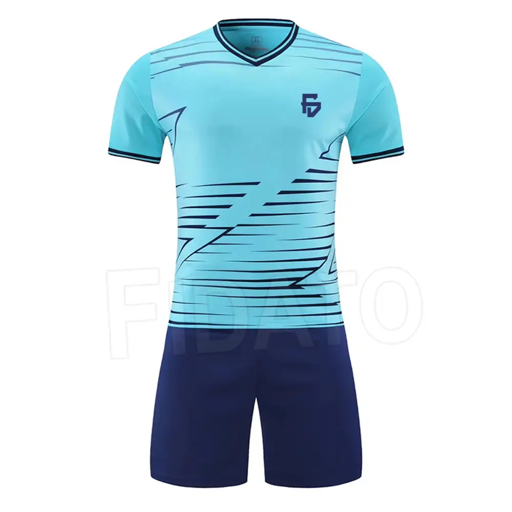 New Arrival Breathable Team Soccer Uniforms Factory Made OEM Design Soccer Team Uniform For Online Sale