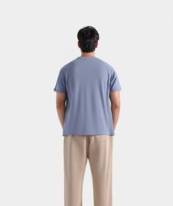 Vente chaude Meilleur Prix O-cou T-shirt Pour Hommes Manches Courtes Sport Porter Fitness Porter Hommes T-shirt Uni En Gros - Product Image 2