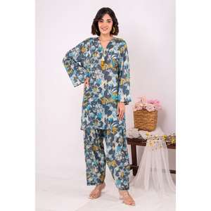 Conjunto de Traje de Dos Piezas sin Costuras con Estampado para Mujer TLP-52032 - Product Image 3