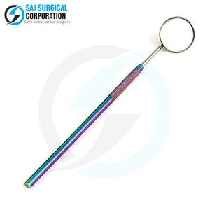 กระจกทันตกรรมเกรดสำหรับการผ่าตัดพื้นผิวป้องกันการเกิดหมอกทำจากเหล็กเยอรมันเพื่อการมองเห็นที่ชัดเจนเครื่องมือผ่าตัดทางทันตกรรม - Product Image 1