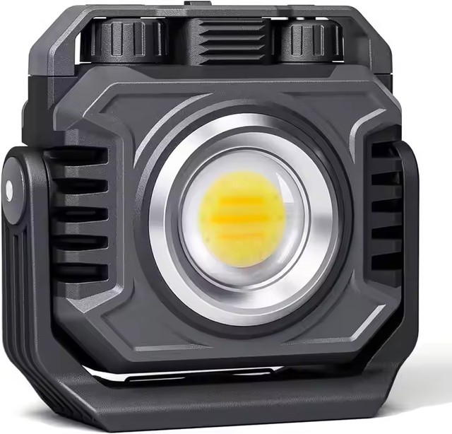 LED Rechargeable Work Light Portable COB Magnetic Lights with 5 Modes 180°Rotatable  Waterproof Worklight Lighting