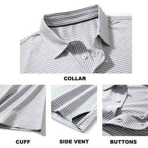 Polos classiques extensibles à quatre voies personnalisés, polos pour hommes Polos de qualité supérieure confortables de style unique - Product Image 4