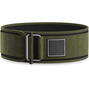 Cinturón de levantamiento de pesas con bloqueo automático de nailon de 4 pulgadas ajustable personalizado 202, cinturón de entrenamiento físico, cinturón de gimnasio de levantamiento de pesas de nailon duradero - Product Image 5