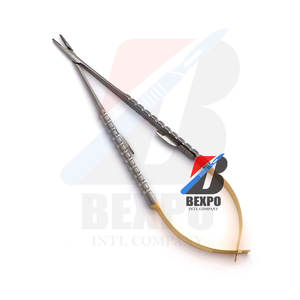 คีมยึดเข็มทันตกรรมด้วยตนเองสีทองครึ่งเข็ม - Product Image 5