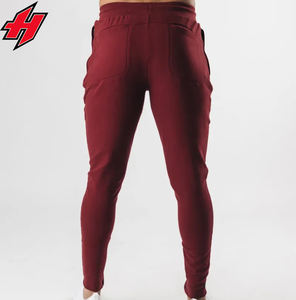 Men's High Quality Maroon Joggers <b>Pants</b> Large Size 5XL 310gsm Fleece Corduroy Sweatpants Mid Waist Stacked Style Quality Men's - Product Image 4