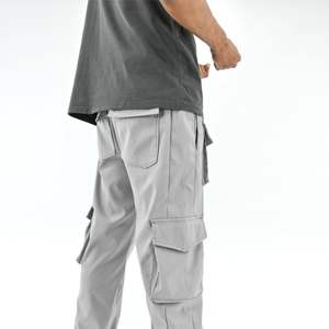 2024 été nouveau pantalon Cargo multi-poches personnalisé élastique grande taille pantalons et pantalons pour hommes pantalon cargo - Product Image 3
