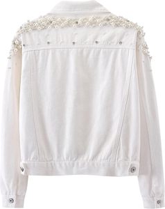 Nouvelle veste en jean décontractée pour homme, vente chaude, hiver, broderie, rivets, perles, denim court, OEM et ODM disponibles - Product Image 6