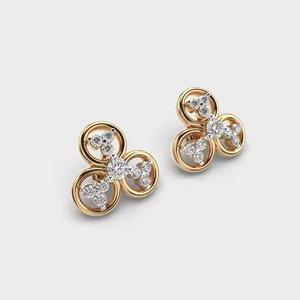 La mayoría de los pendientes de diamantes de venta para las mujeres para la fiesta de bodas y ocasiones del festival - Product Image 5