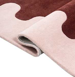 Pile de boucle tuftée en polypropylène de couleur unie moderne de haute durabilité ensemble de tapis de porte d'intérieur tapis de laine anti-dérapant pour la maison améliorant le coton - Product Image 1