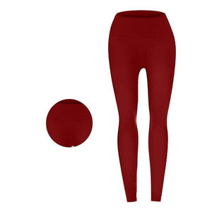 Derniers modèles de leggings de yoga décontractés pour femmes Logo personnalisé/Couleur Coton respirant/Bambou Confortable Taille élastique de haute qualité - Product Image 4