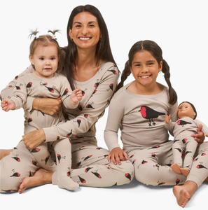 Vêtements de nuit pour femmes, pyjamas personnalisés <span class=keywords><strong>à</strong></span> motifs imprimés, vêtements de nuit pour femmes, vêtements de maison, ensembles de pyjamas assortis en coton pour la famille - Product Image 2