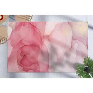 พรมหินอ่อนสีชมพูและสีทอง: พรมปูพื้นกันลื่นพร้อมพรมนุ่ม - Product Image 1