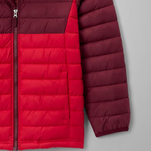 Veste matelassée pour garçons en polyester de qualité supérieure, idéale pour le temps froid, manches longues, logo personnalisé, taille, rembourrage doux, isolation thermique - Product Image 4