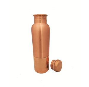 Bouteille d'eau en cuivre pur écologique finie à la main avec bouchon à double paroi anti-fuite Sports Health Échantillon gratuit inclus - Product Image 2