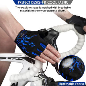 Guantes de Ciclismo de dedo completo personalizados de alta calidad para hombres y mujeres Diseño deportivo antideslizante para gimnasio y uso físico para unisex. - Product Image 6