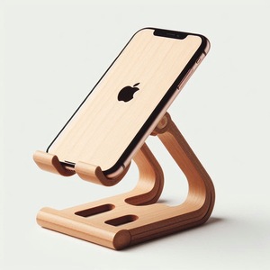 Nature Inspired Handmade Wooden Phone Stand Eco Friendly <strong>Excellence</strong> - Product Image 4