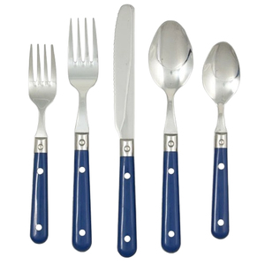 Juego de cubiertos de acero inoxidable con espejo altamente funcional, materiales ecológicos, perfectos para hogares de vida sostenible - Product Image 1