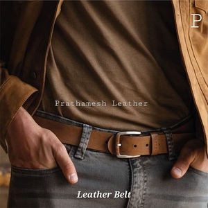 Cinturones de cuero a granel para hombres Hebillas elegantes y duraderas en varios estilos y opciones de colores Venta a granel de alta calidad tendencia 2025 - Product Image 6