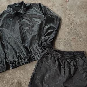 <b>Summer</b> Tracksuit Color Block Zip up Track <b>Jacket</b> and Shorts Set Custom <b>Men</b> Streetwear Windbreaker 2 Piece Short Set for <b>Men</b> - Product Image 6