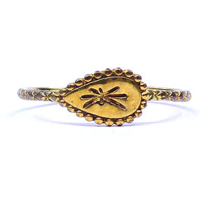 Everyday Wear Anillo de dedo de moda chapado en oro de estilo vintage clásico de alta calidad de Plata de Ley 925 - Product Image 2