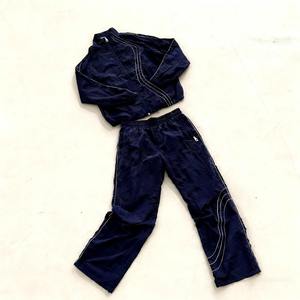 Conjunto de Chaqueta y Pantalones Deportivos de Invierno para Hombre, Personalizados por el Fabricante, con Cierre de Cremallera, Estilo Urbano, con Rayas en Contraste, de Poliéster/Nailon - Product Image 4