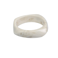 Bracelet personnalisé pour femme en acrylique transparent, lucite, acétate de cellulose, résine, avec perle métallique, bracelet manchette en écaille de tortue