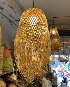 LÁMPARAS DE RATÁN DE BAMBÚ ECOLÓGICO/DISEÑO ECOLÓGICO/LISTO PARA EXPORTAR EN PEDIDOS A GRANEL - Product Image 4