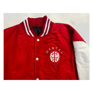 Otoño/Invierno estilo americano Varsity chaquetas Patchwork chaqueta de béisbol para hombres - Product Image 3