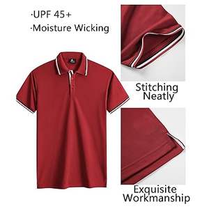 2025 nuevo diseño para hombre Polo camisa de Golf de manga corta para hombres camisas tácticas Piqué Jersey tenis camiseta Casual - Product Image 3