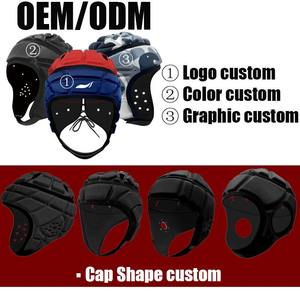 Rugby Football <b>Safety</b> Head Wear Bicycle Goalkeeper Hockey Head Protector Sport <b>Helmet</b> Rugby Headgear Custom Soft Eva Flexible - Product Image 5