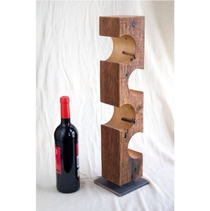 Precio barato estante de vino de madera exhibición encimera botella de almacenamiento soporte de vino para Bar restaurante Hotel y decoración del hogar - Product Image 2