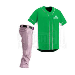 Uniforme de béisbol personalizado de servicio OEM, uniforme de béisbol superventas, uniforme de béisbol de tamaño personalizado - Product Image 4