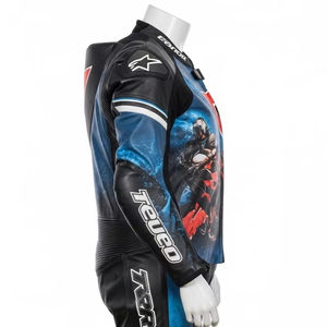 Traje de Motociclista de Cuero Sintético de Talla Grande, Ropa de Carreras de Motociclismo, Impresión Digital Duradera, Equipo de Protección, Ropa de Montar - Product Image 2