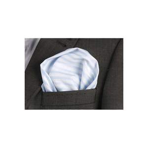 Pañuelo de Bolsillo con Cuello a Rayas Blancas para Hombre Adulto, Talla Única TR - Product Image 1