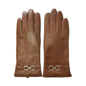 Winter Daily Life Warm Gloves Strap Buckle Sheepskin Winter <b>Mittens</b> Outdoor Leather Gloves <b>for</b> <b>Woman</b> - Product Image 5