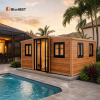 BlocNEST Maison Conteneur Moderne Extensible Kit de Maison Modulaire Préfabriquée pour Résidence Familiale, Camping et Vacances