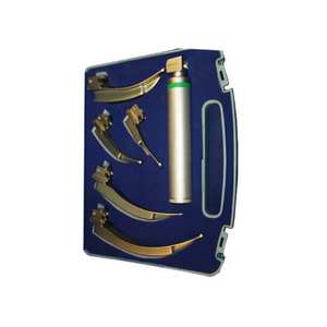 Ensemble de laryngoscope portable avec lumière LED lumineuse et construction métallique durable - Product Image 4