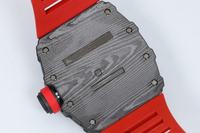 Montre de luxe pour homme de style sportif haut de gamme, entièrement automatique, mécanique, en fibre de carbone, de haute précision, modèle RM 3502