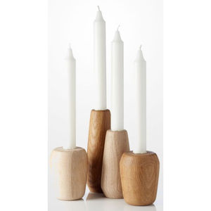 Candelabro Decorativo de Diseño Moderno para Mesa de Comedor, Hecho de Madera, Portavelas, Accesorios de Iluminación - Product Image 1