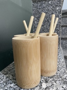 TAZA DE CAFÉ DE BAMBÚ ECOLÓGICA DE ALTA CALIDAD: TAZA DE BAMBÚ AL POR MAYOR CON LOGOTIPO PERSONALIZADO, NATURAL DESDE 99 DATOS DE ORO. - Product Image 2